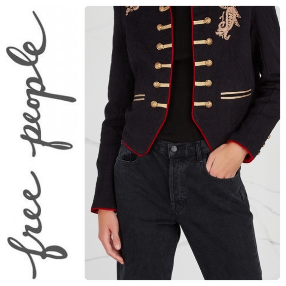 Free People Lauren Band Embroidered Cotton Jacket - Picture 5 of 7